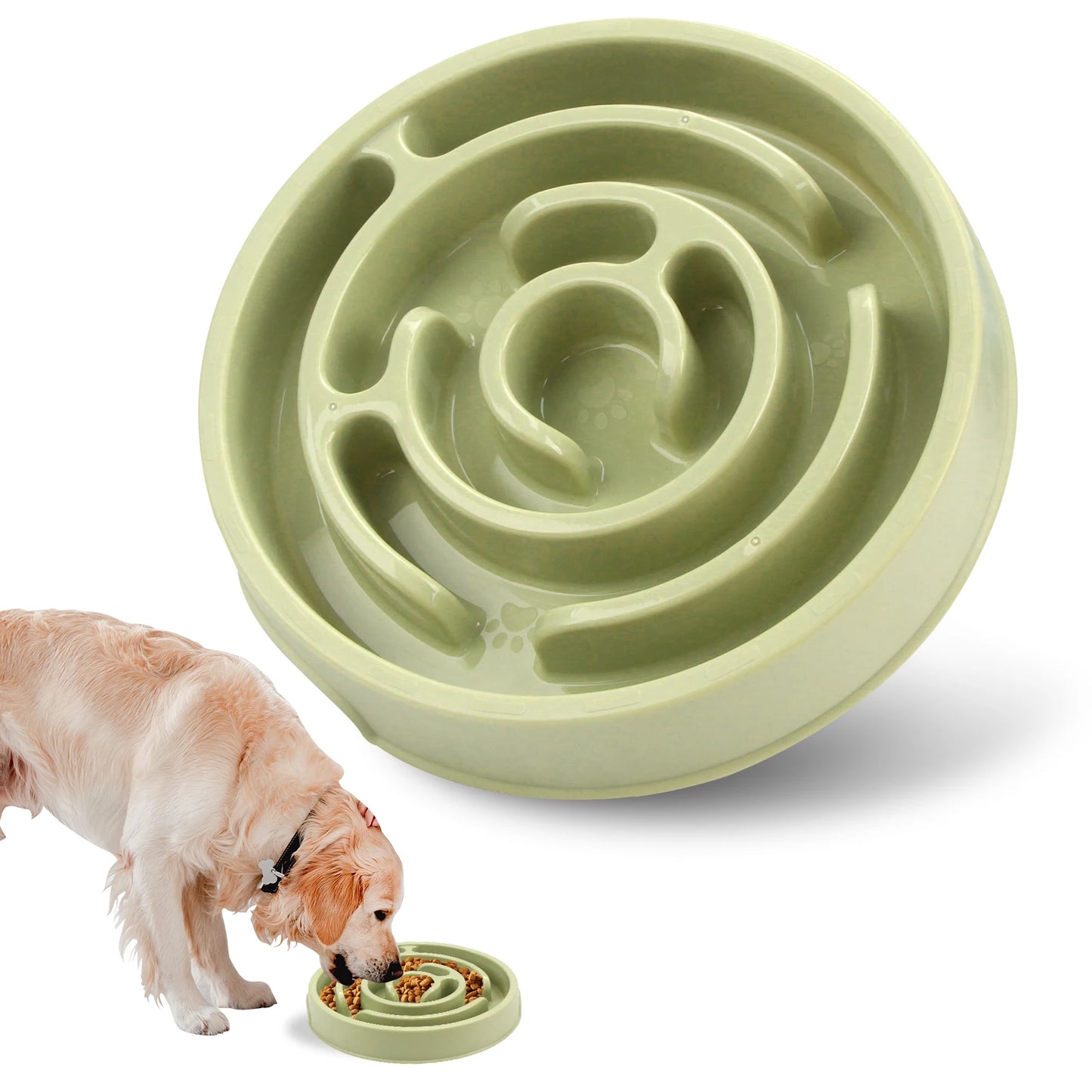 Slow feeder bowl - Macaron Green